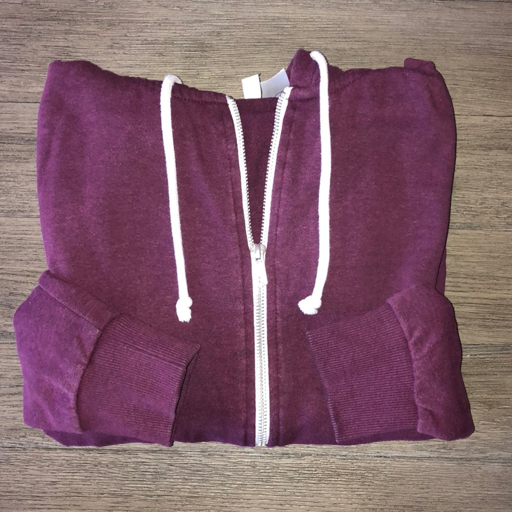 Divided Zip-Up Sweatshirt